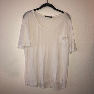 Brandy Melville Oversized White tee